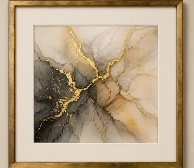 Abstrakcja tuszami